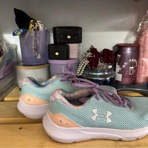 Under Armour Mint and Coral Athletic Shoes